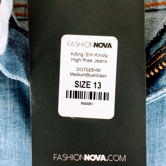 Fashion Nova Killing Em Kindly High Rise Jeans - Picture 9 of 10